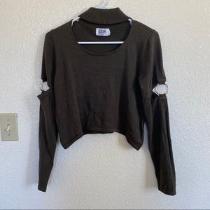 SEEK THE LABEL cropped sweater